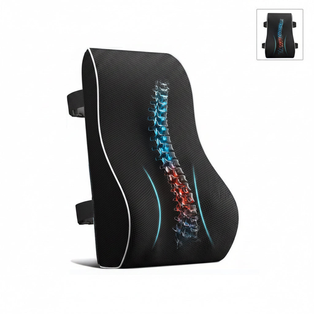 ErgoNest™ Memory Foam Lumbar Support Pillow