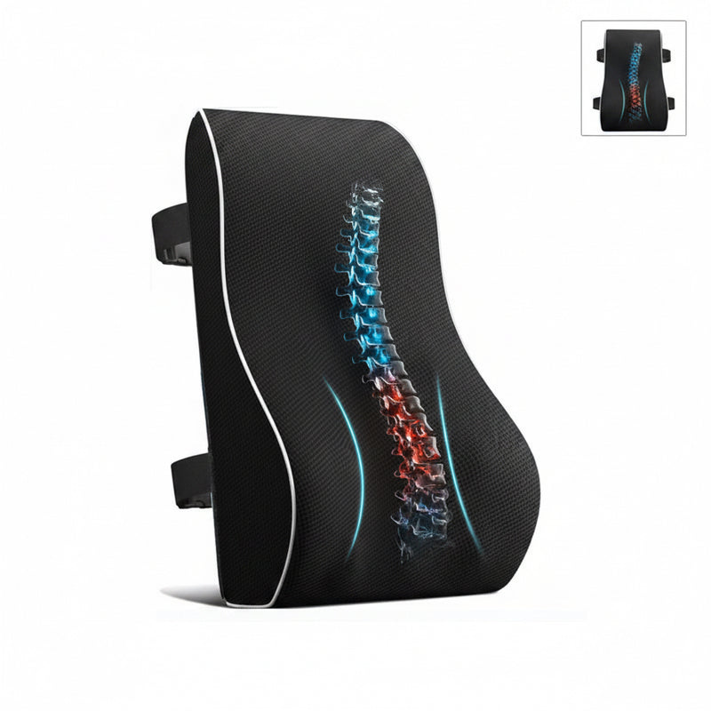 ErgoNest™ Memory Foam Lumbar Support Pillow